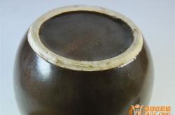 茶叶末釉笔洗无款识